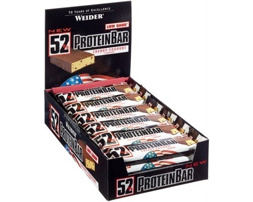 Weider 52% Protein Bar (24x50гр) - фото 10025