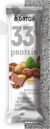 ё|батон Батончик неглазированный 33% protein (45гр) - фото 10445