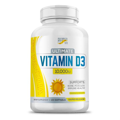 Proper Vit Vitamin D3 10000 IU (120гел.капс) - фото 11370