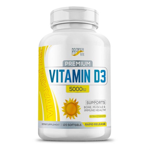 Proper Vit Vitamin D3 5000 IU (120гел.капс) - фото 11371