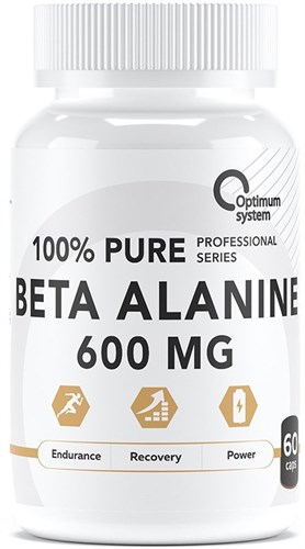 Optimum System Beta-Alanine 600 mg (60капс) - фото 11405