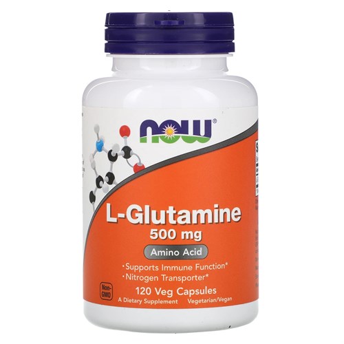 NOW L-Glutamine 500 mg (120вег.капс) - фото 12397