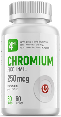 ALL4ME Chromium Picolinate 250 мкг (60таб) - фото 12632