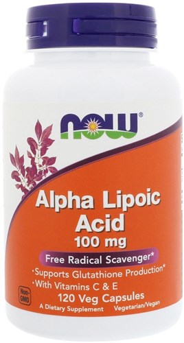 NOW Alpha Lipoic Acid 100 mg (120капс) - фото 12672
