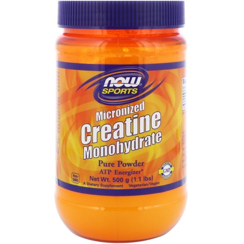 Now Creatine Monohydrate micronized (500г) - фото 12921
