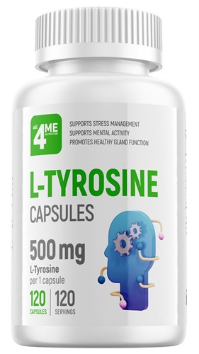 ALL4ME L-Tyrosine 500 mg (120капс) - фото 13172