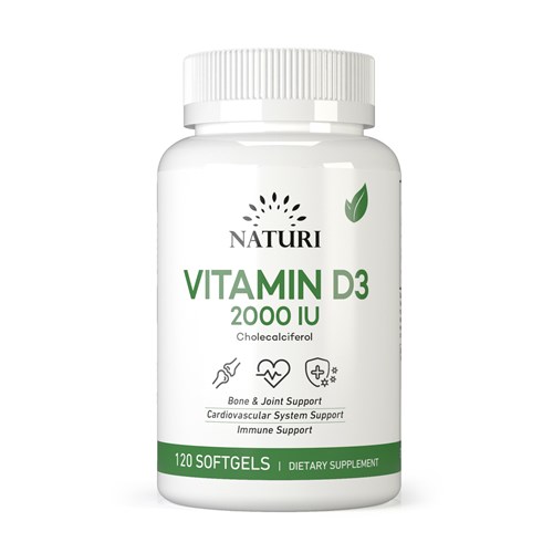 Naturi Vitamin D3 2000ME (120капс) - фото 13342