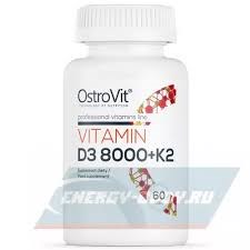 Ostrovit Vitamin D3 8000 IU + K2 (60таб) - фото 13535