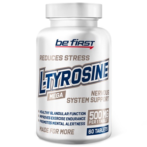 Be First L-Tyrosine Mega 500 mg (60таб) - фото 13563