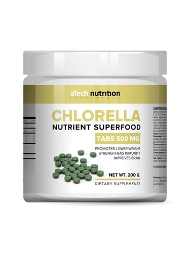 aTech Nutrition Chlorella (400таб), банка 200гр - фото 4712