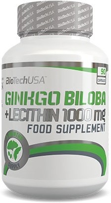 BioTech USA Ginkgo Biloba + Lecithin (90капс) - фото 5130