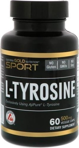 California GOLD Nutrition L-Tyrosine 500mg (60капс) - фото 5558