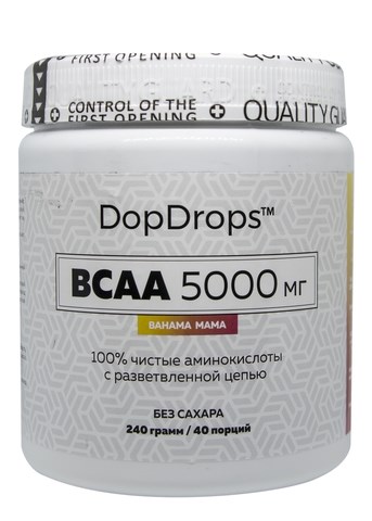 DopDrops BCAA 5000мг (240гр) - фото 5882