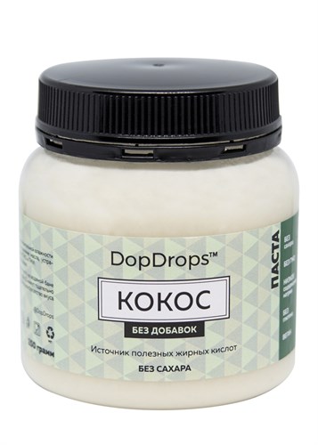 DopDrops Паста Кокос (без добавок) (250гр) - фото 5907