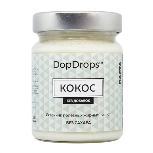 DopDrops Паста Кокос стекло (без добавок) (265гр) - фото 5908