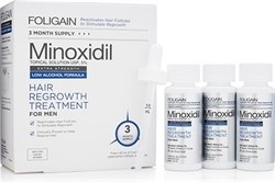 FOLIGAIN Men Minoxidil 5% (LAF) Hair Regrowth Treatment (3х60мл) - фото 6205