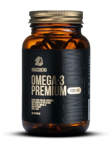 GRASSBERG - Omega-3 Premium 60% 1000 mg (60капс) - фото 6460