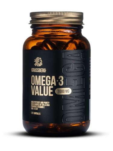 GRASSBERG - Omega-3 Value 30% 1000 mg (120капс) - фото 6461