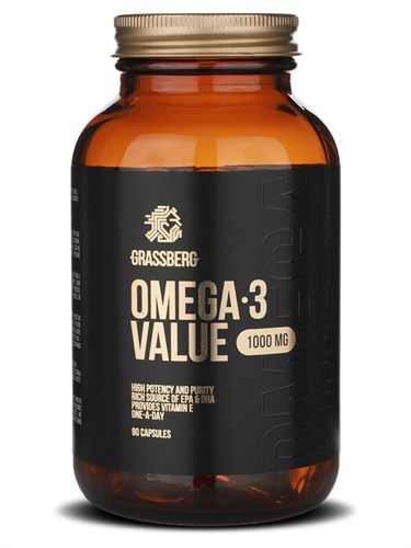 GRASSBERG - Omega-3 Value 30% 1000 mg (90капс) - фото 6463