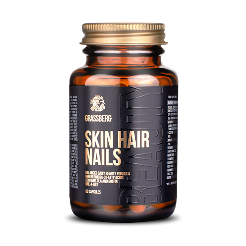 GRASSBERG - Skin Hair Nails (60капс) - фото 6467