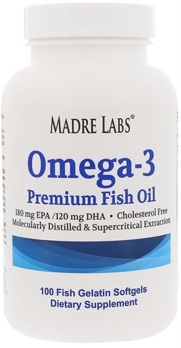Madre Labs Omega-3 Premium Fish Oil (100капс) - фото 6729