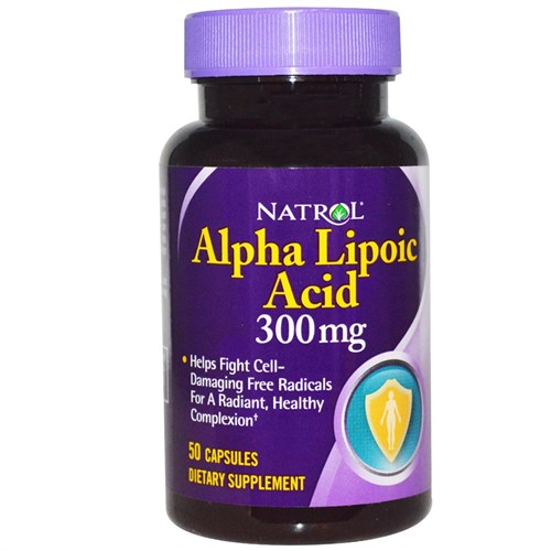 Natrol - Alpha Lipoic Acid 300mg (50капс) - фото 7359
