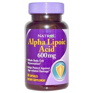 Natrol - Alpha Lipoic Acid 600mg (30капс) - фото 7360