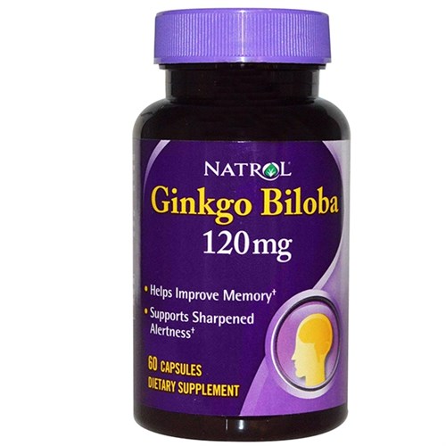 Natrol - Ginkgo Biloba 120mg (60капс) - фото 7404