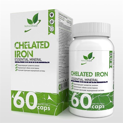 Natural Supp Chelated Iron (60капс) - фото 7492