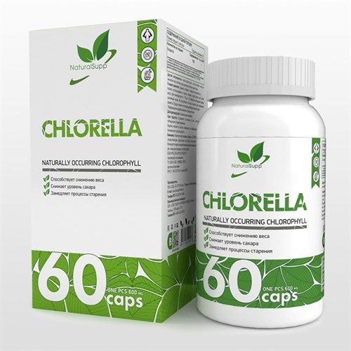 Natural Supp Chlorella 600mg (60капс) - фото 7493