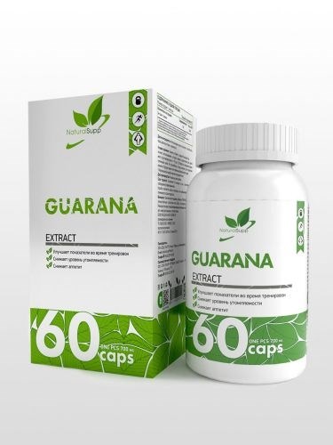 Natural Supp Guarana 700mg (60капс) - фото 7499