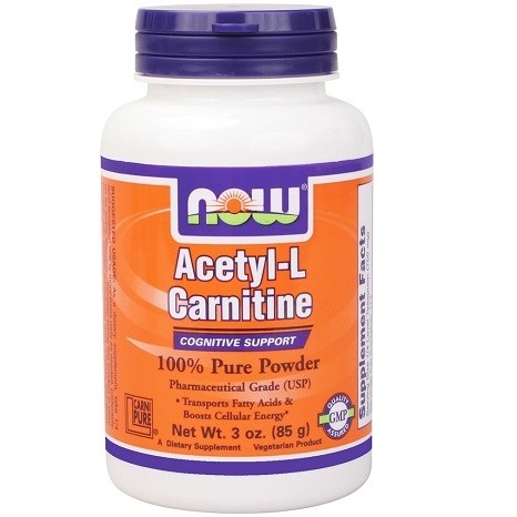 NOW - Acetyl L-Carnitine Pure Powder (85гр) - фото 7543