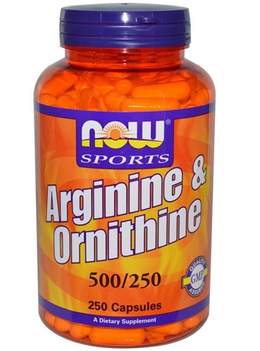 NOW - Arginine/Ornithine (250капс) - фото 7563