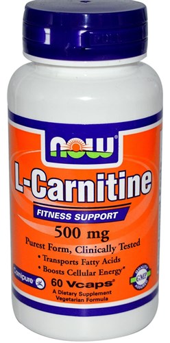 NOW - Carnitine 500 mg (60капс) - фото 7600