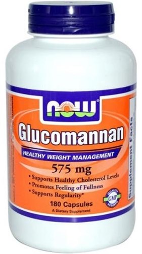 NOW Glucomannan 575 mg (180капс) - фото 7679