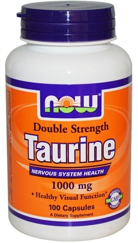 NOW Taurine 1000 mg (100капс) - фото 7828