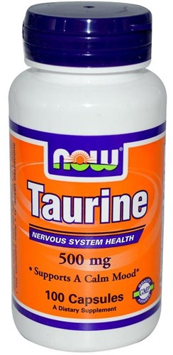 NOW - Taurine 500 mg (100капс) - фото 7829