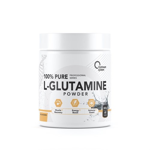 Optimum System 100% Pure L-Glutamine Powder (300гр) - фото 8345