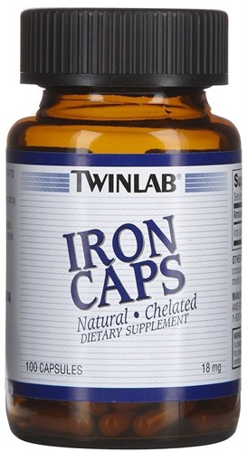 Twinlab Iron Caps (100капс) - фото 9465