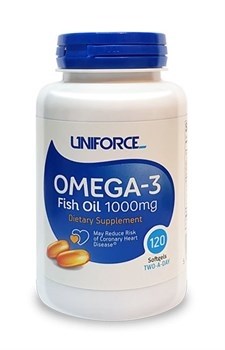 Uniforce - Omega 3 1000mg (120гел.капс) - фото 9635