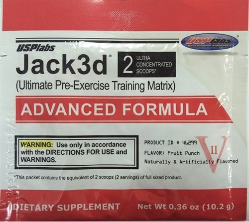 Usplabs Jack3d Advanced Formula (1 порция) пробник - фото 9783